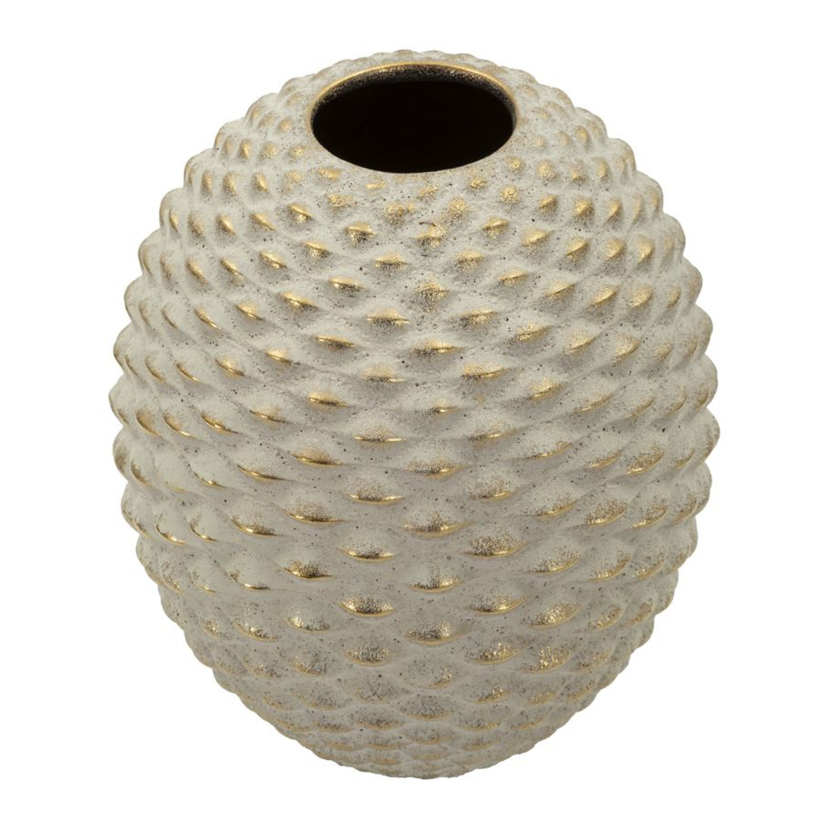 Kendra Home - Vaso Decorativo VKH1022, Grigio, 23,5x23,5x28,5 cm
