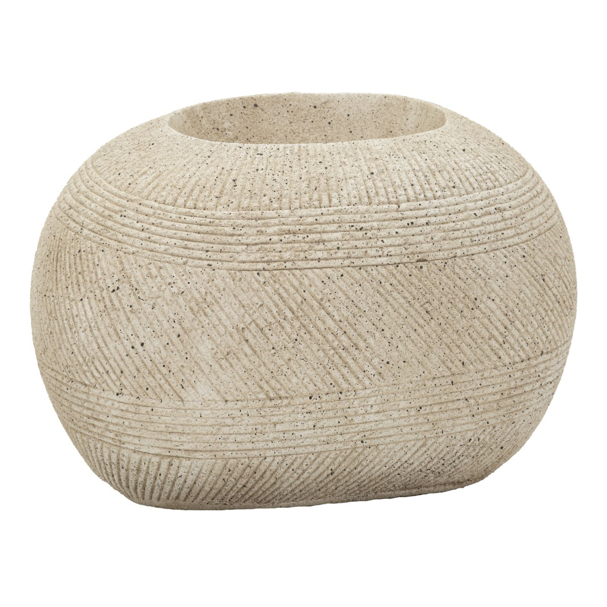 Kendra Home - Vaso Decorativo VKH1045, Grigio, 54,5x42,5x30 cm