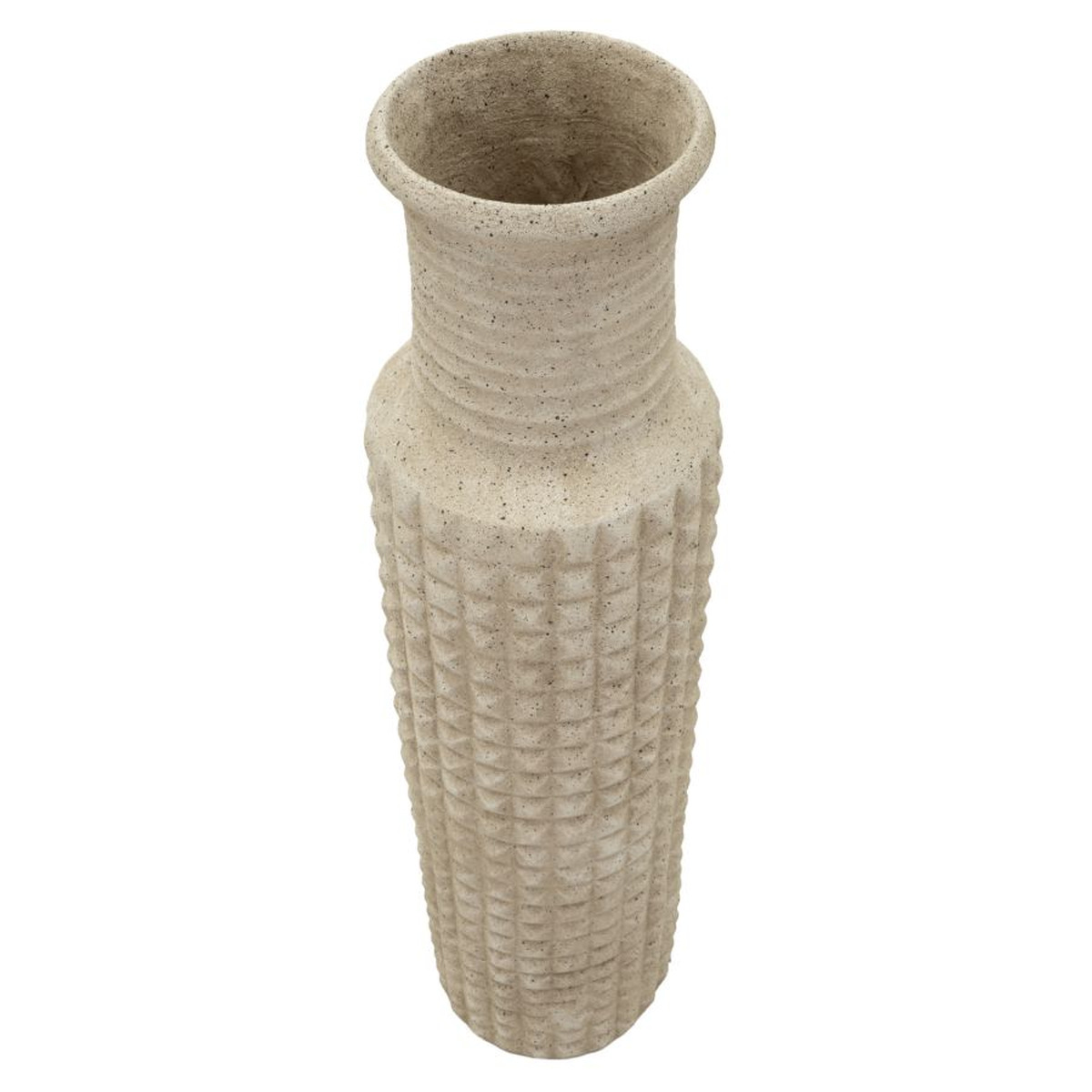 Kendra Home - Vaso Decorativo VKH1035, Beige, 28x28x110 cm