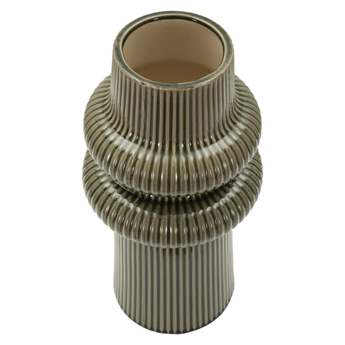 Kendra Home - Vaso Decorativo VKH1046, Verde, 18x18x36 cm