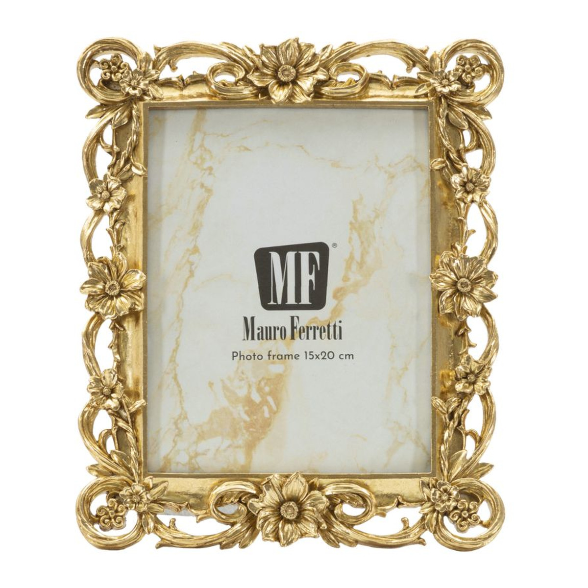 Cornice portafoto Classic oro dal profilo tradizionale 15x20 cm