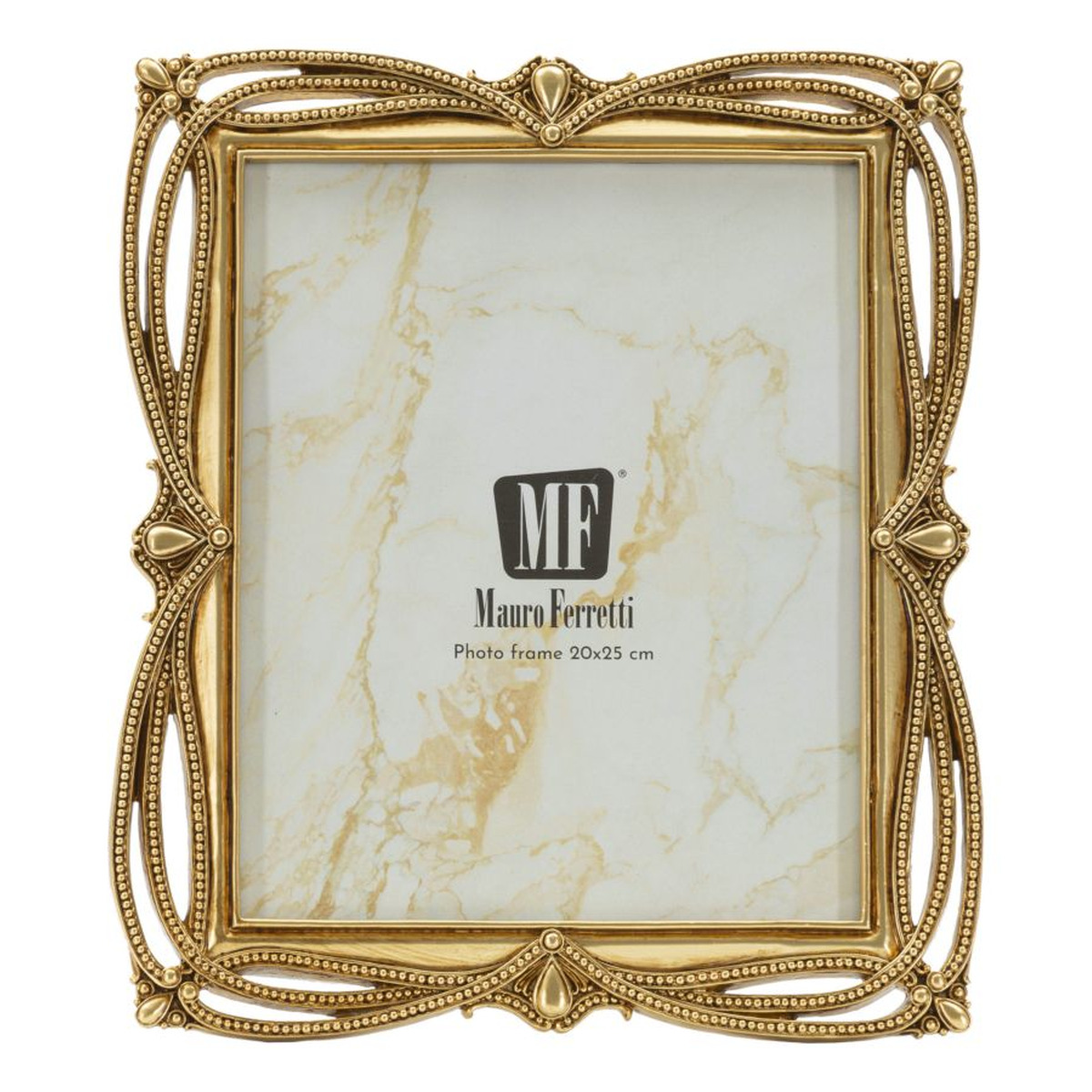Cornice portafoto Line oro dal profilo lineare 20x25 cm