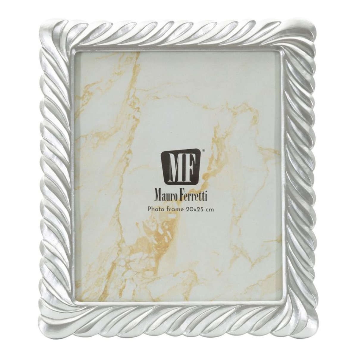 Cornice portafoto Carvy in resina argento 20x25