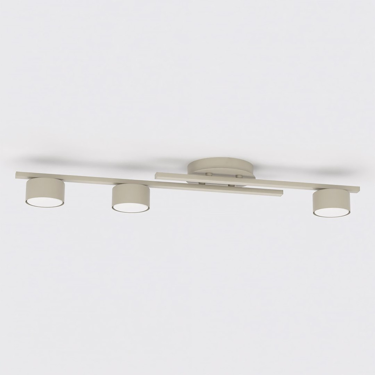 Lampada da soffitto FRAGMENT in acciaio beige