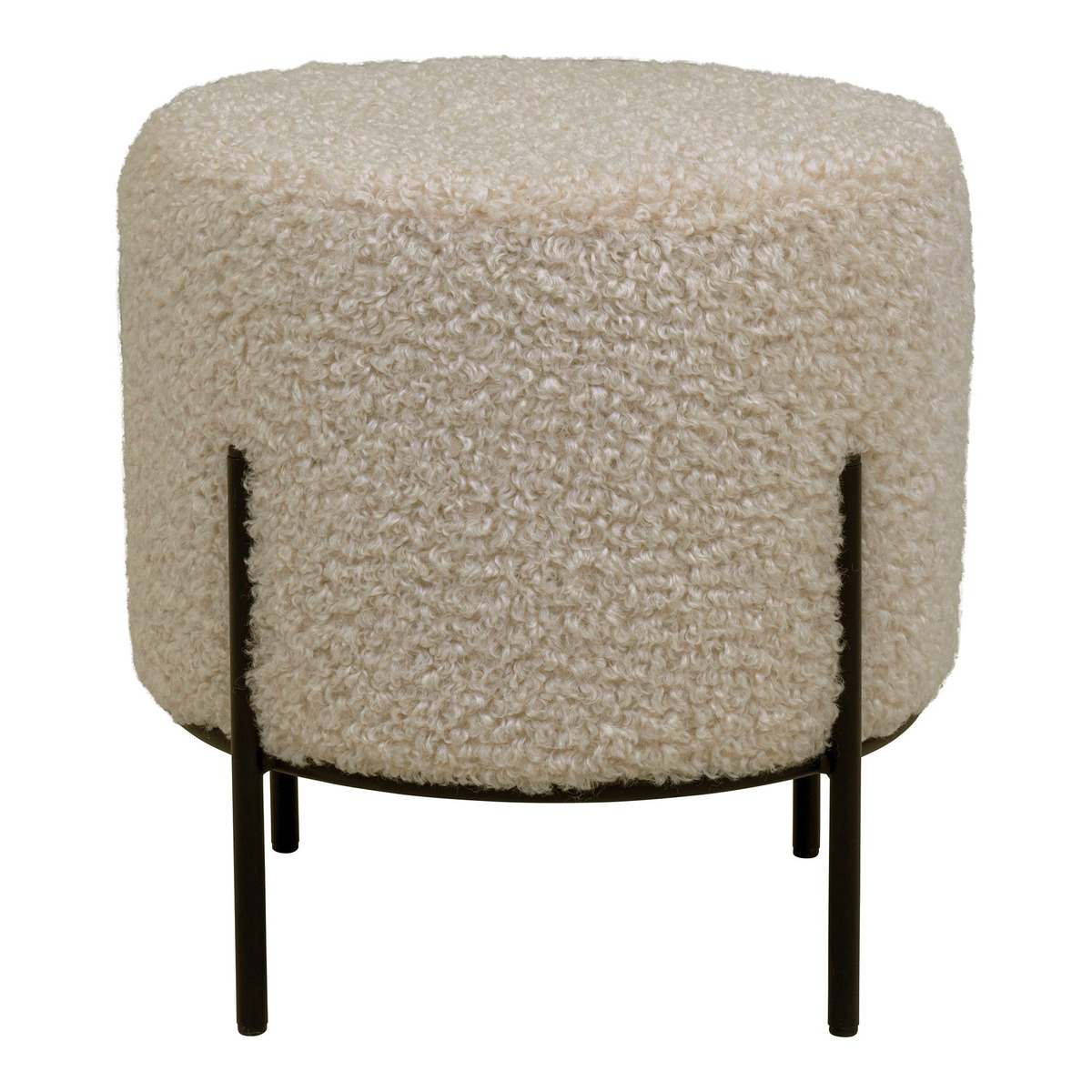 Kendra Home - Pouf Alford, Beige, 35,5x35,5x37 cm
