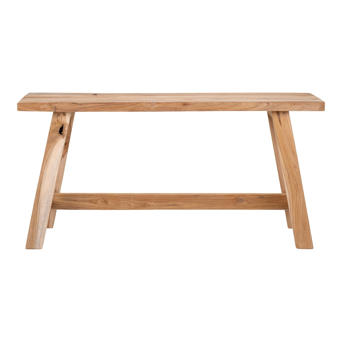 Kendra Home - Bench Barcelona, Brown, 25x90x45 cm