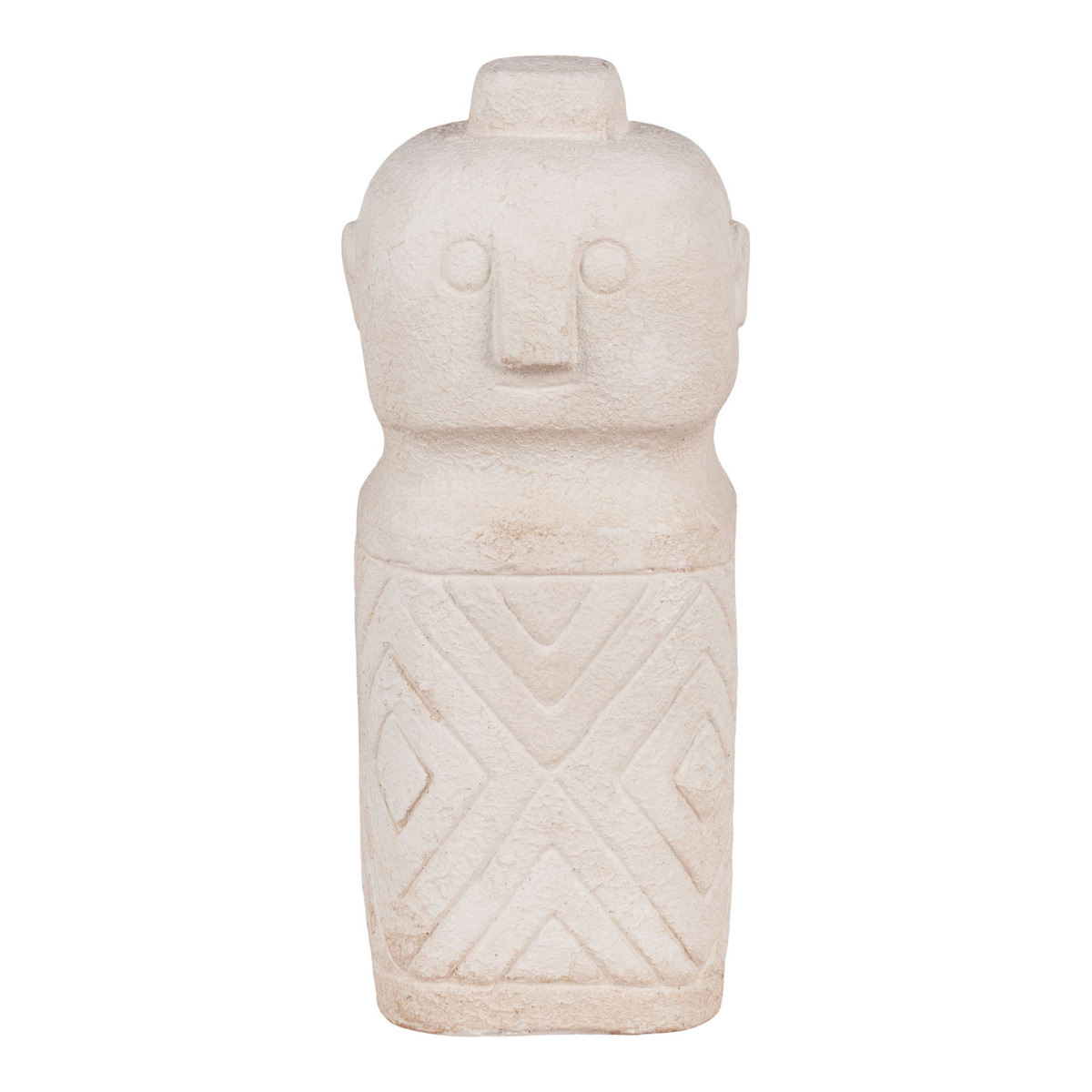 Kendra Home - Vaso Decorativo Decoration, Beige, 6,5x6,5x15 cm