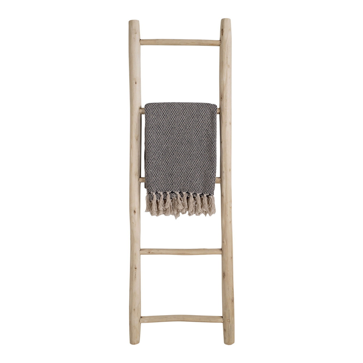 Kendra Home - Scala Decorativa Porta Asciugamani Ladder, Marrone, 5x50x150 cm