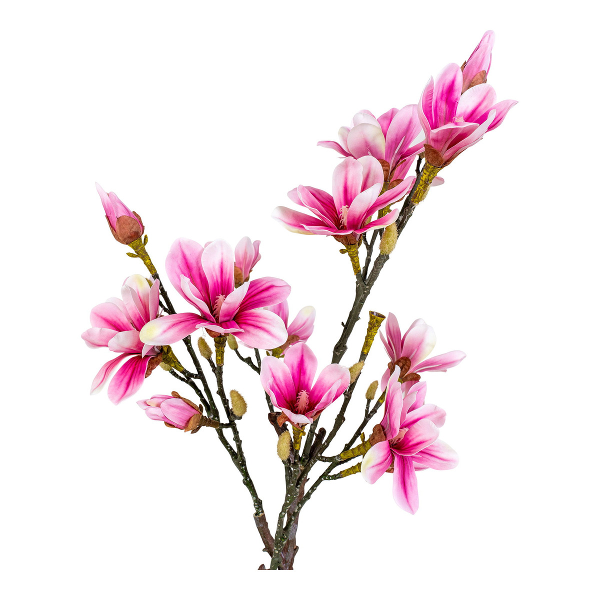 Kendra Home - Pianta Artificiale Magnolia, Rosa, 30x40x75 cm