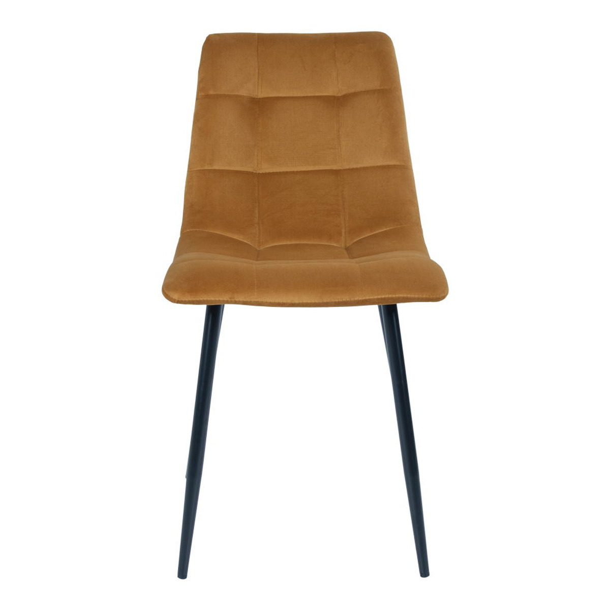 Kendra Home - 2 pcs Chairs Set Middelfart, Mustard, 55x44x86 cm