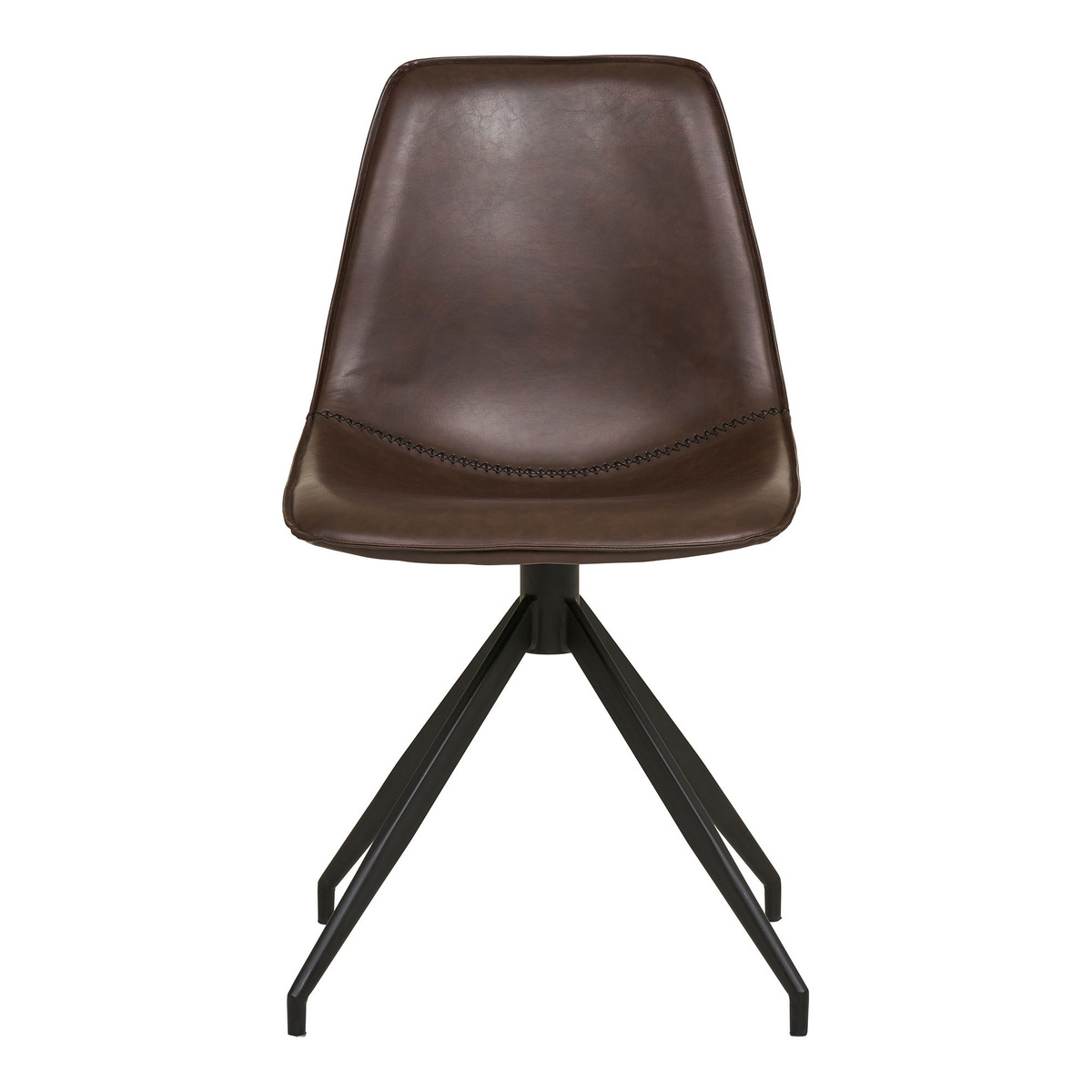 Kendra Home - Set di 2 Sedie Monaco 1, Marrone, 56x48x86 cm