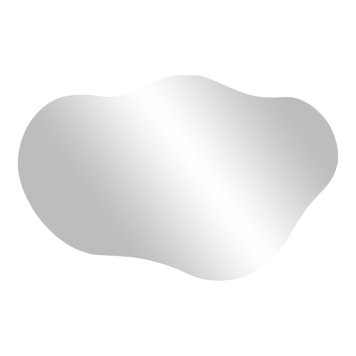 Kendra Home - Specchio senza Cornice Palermo, Argento, 0,5x40x60 cm