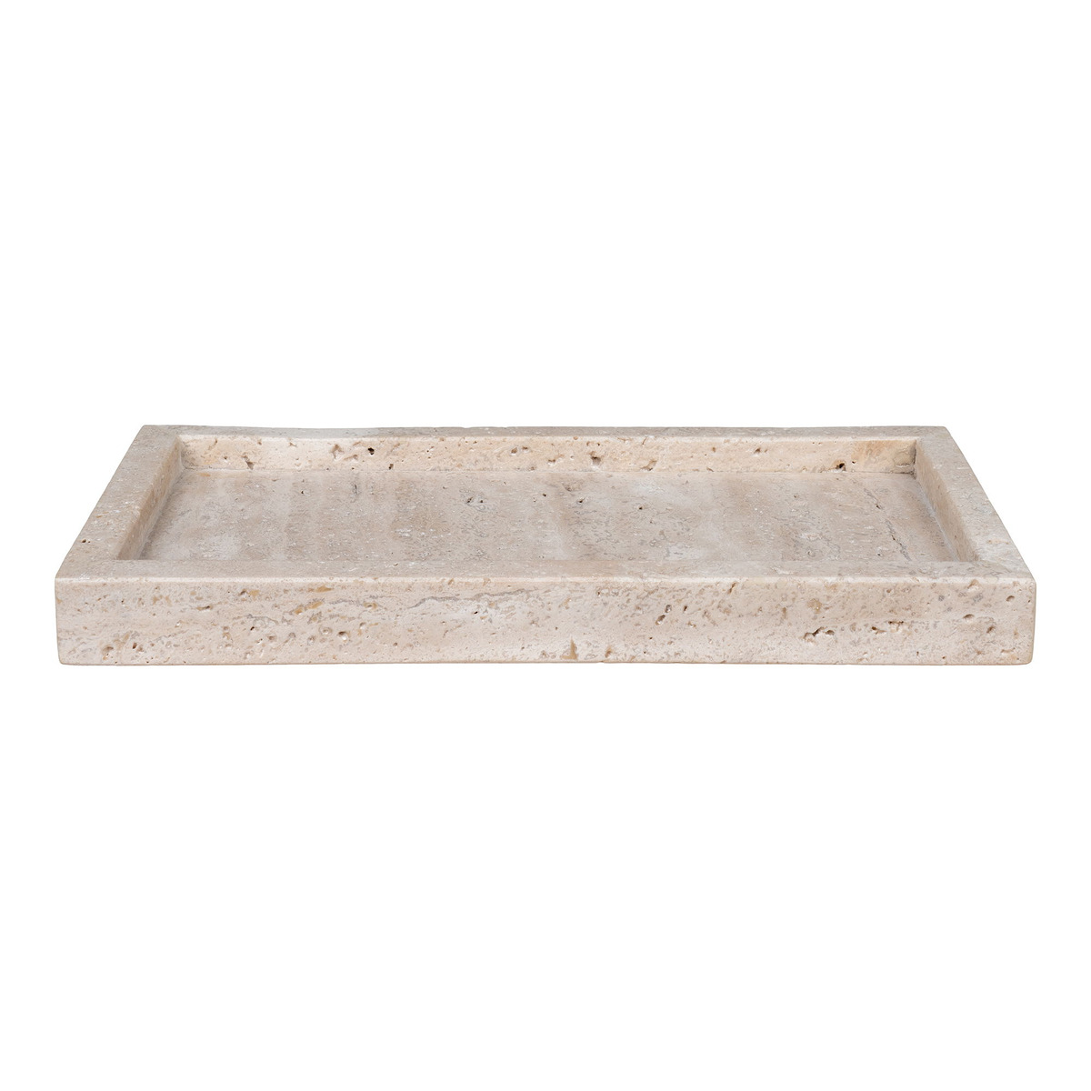Kendra Home - Vassoio Bryan, Marrone, 30,5x15x3 cm
