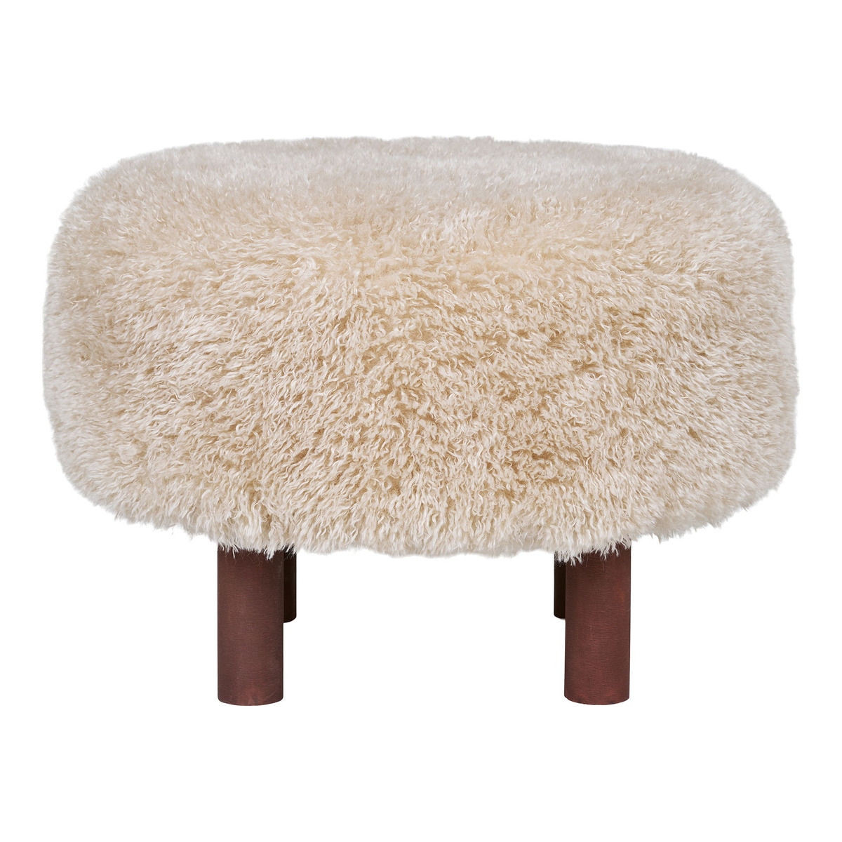 Kendra Home - Pouf Inverness, Beige, 50x50x36 cm