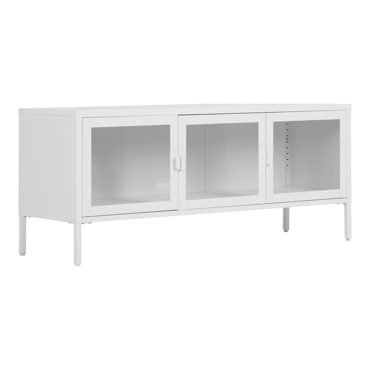 Kendra Home - Mobile Porta TV Brisbane, Bianco, 40x130x55 cm