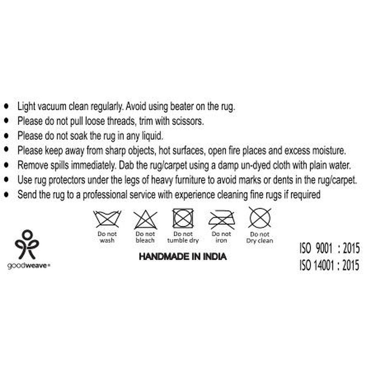 Kendra Home - Tappeto Rettangolare Mango, Beige, 180x80x1 cm