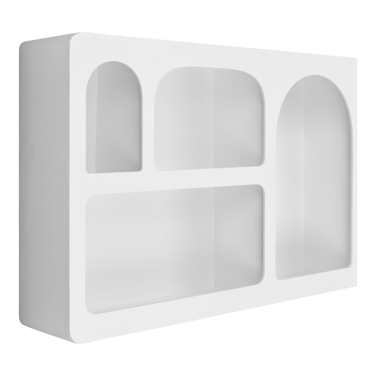 Kendra Home - Shelf Bryne, White, 13x60x40 cm