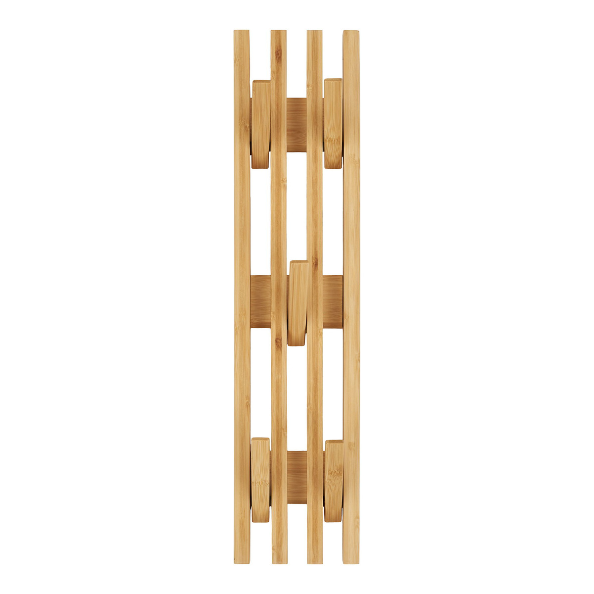 Kendra Home - Appendiabiti da Parete Ember, Marrone, 3,5x14x60 cm