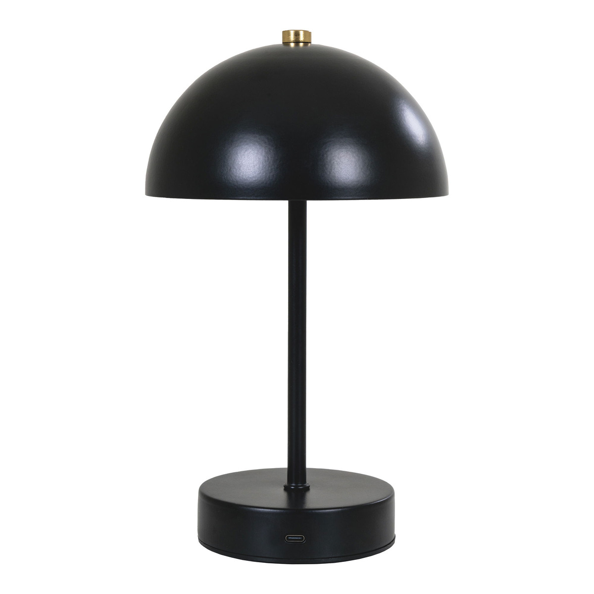 Kendra Home - Table Lamp Holt, Black, 15x15x25 cm