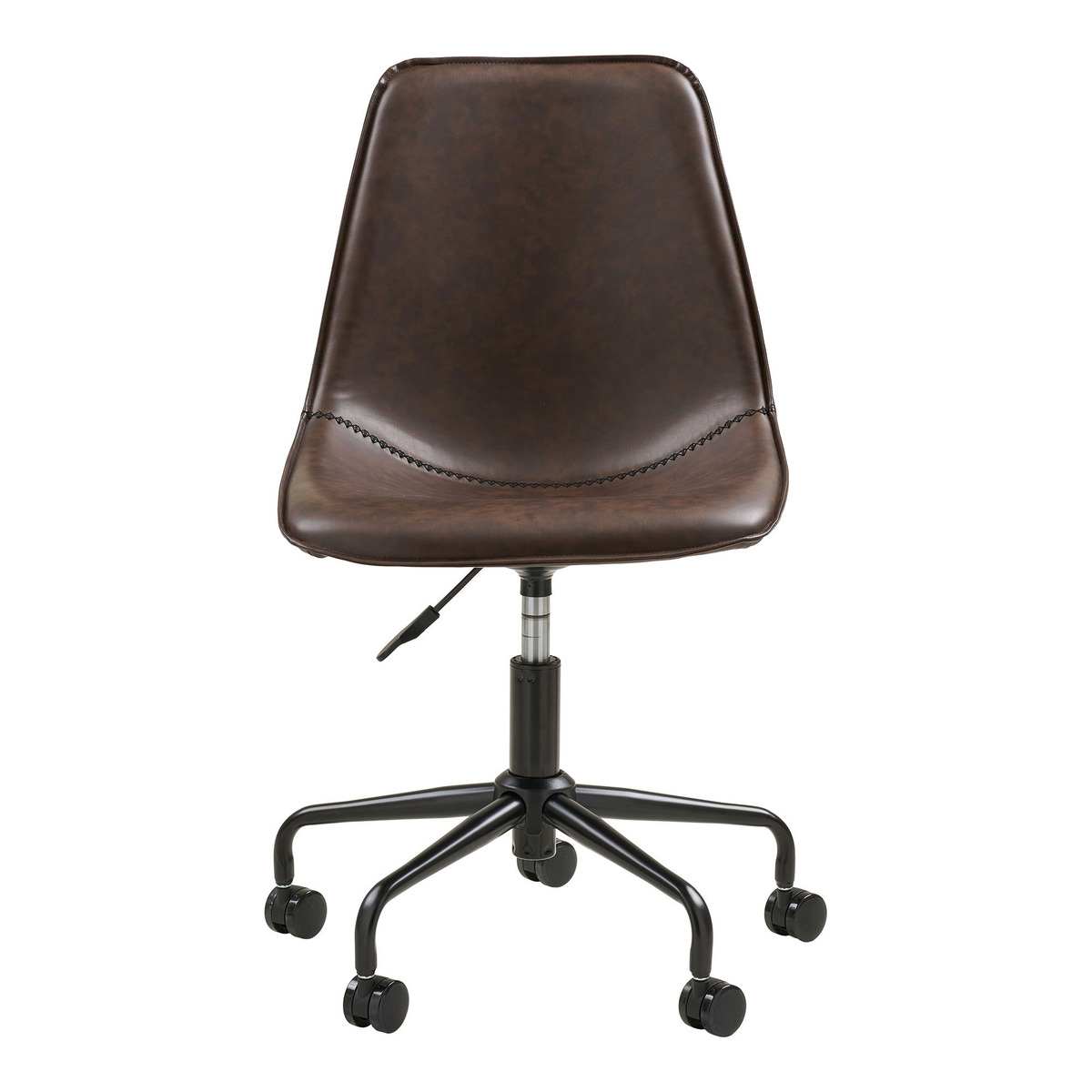 Kendra Home - Sedia da Ufficio Monaco, Marrone, 48x56x83 cm