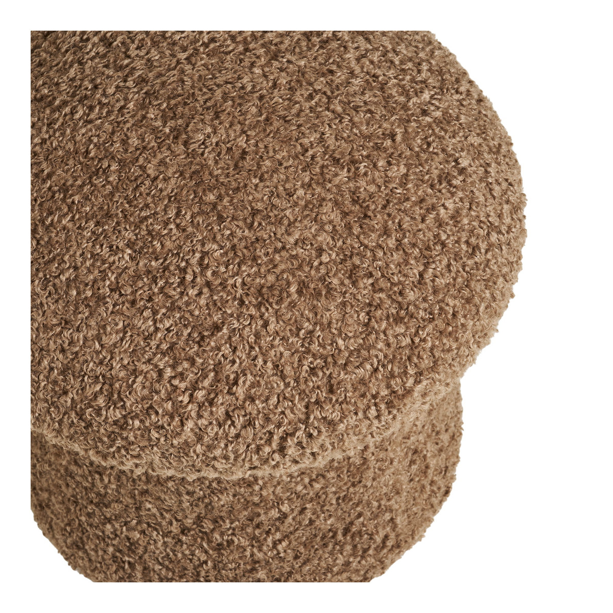 Kendra Home - Pouf Enna, Marrone, 45x45x45 cm