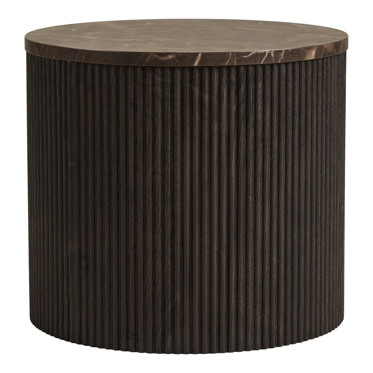 Kendra Home - Tavolino Rota, Marrone, 45x45x40 cm