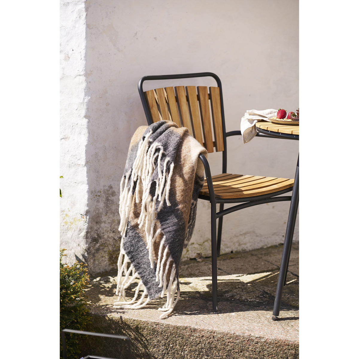 Kendra Home - Plaid Carmel, Beige, 130x1x170 cm