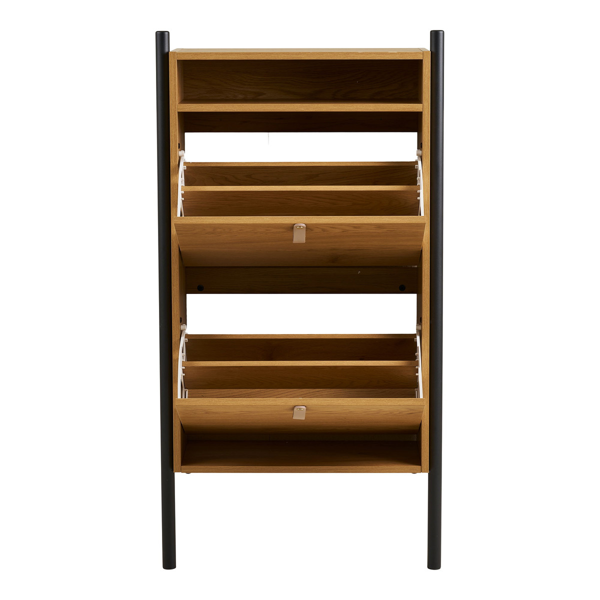 Kendra Home - Scarpiera Barco, Marrone, 26x62x118 cm