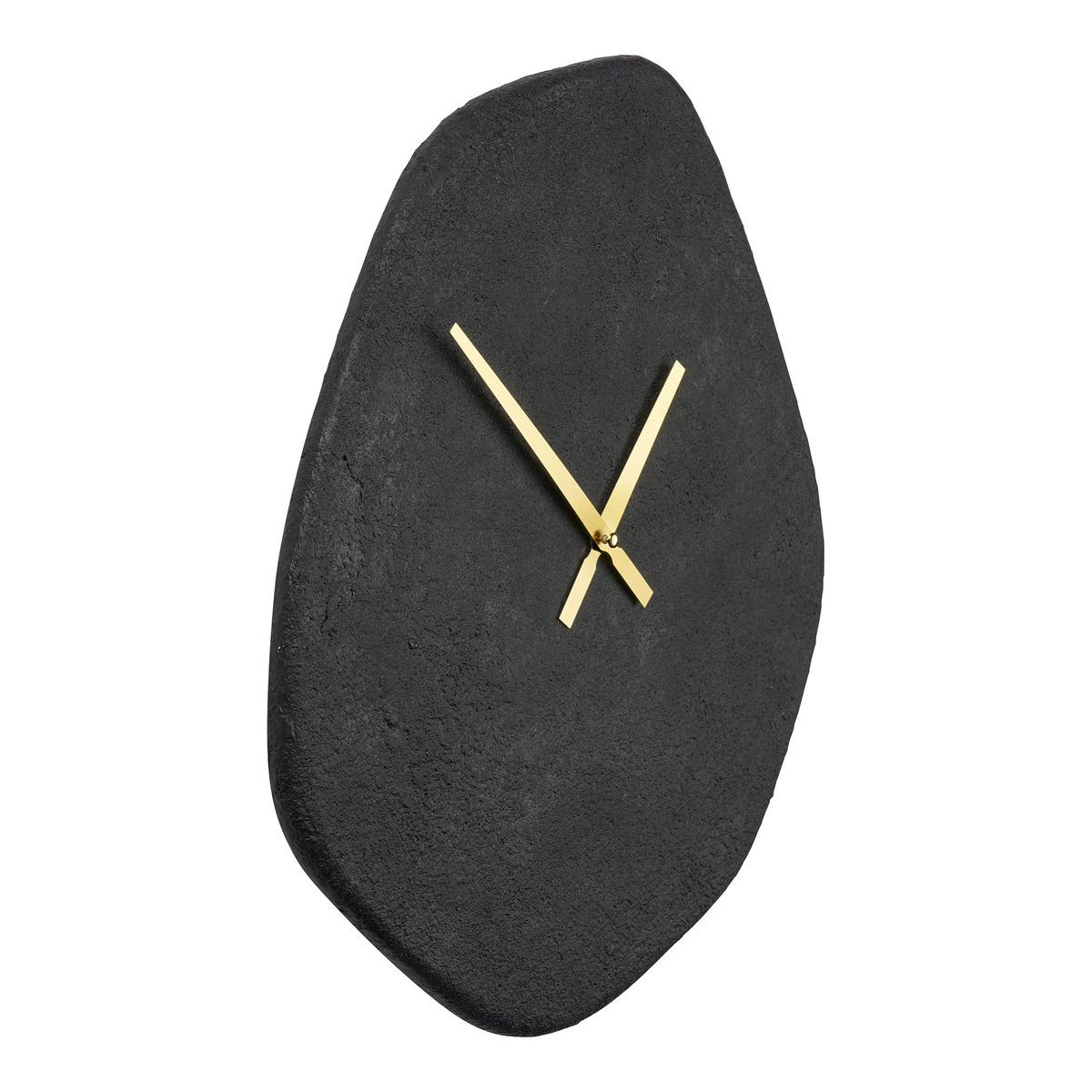 Kendra Home - Wall Clock Vienna, Black, 3,5x38x45 cm