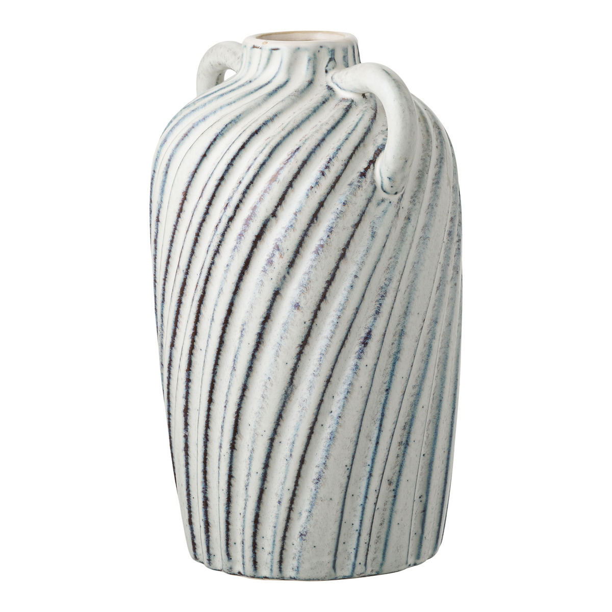 Kendra Home - Vaso Decorativo HN8, Grigio, 14x15,5x22 cm