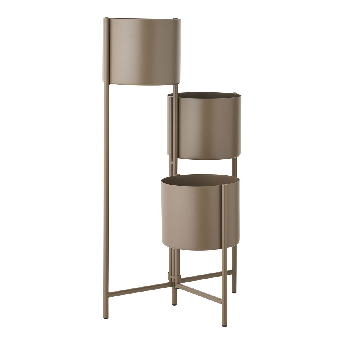 Kendra Home - Vaso per Piante HN20, Marrone, 23x22,5x75,5 cm