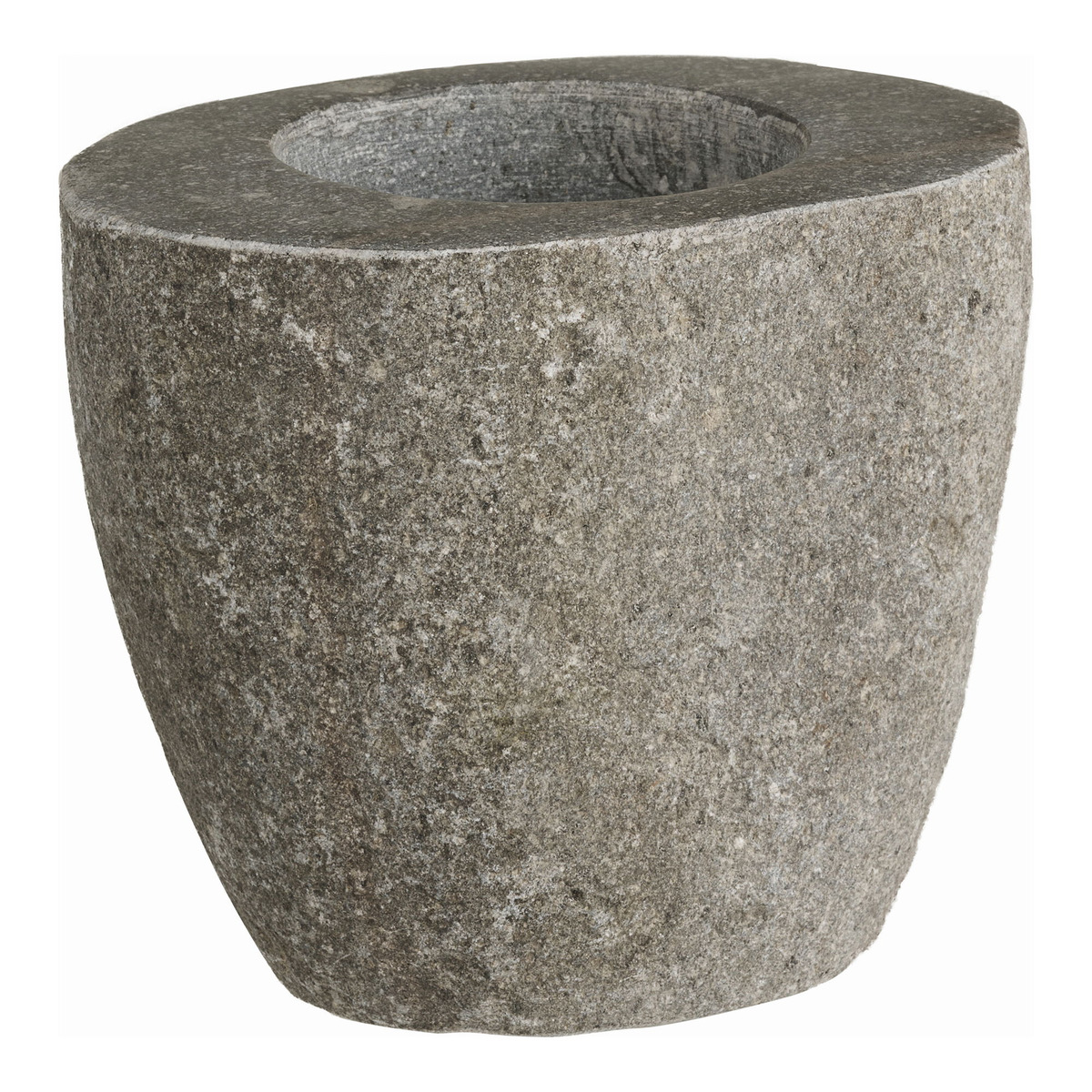 Kendra Home - Portaspazzolino Gara, Grigio, 10,5x9x10 cm