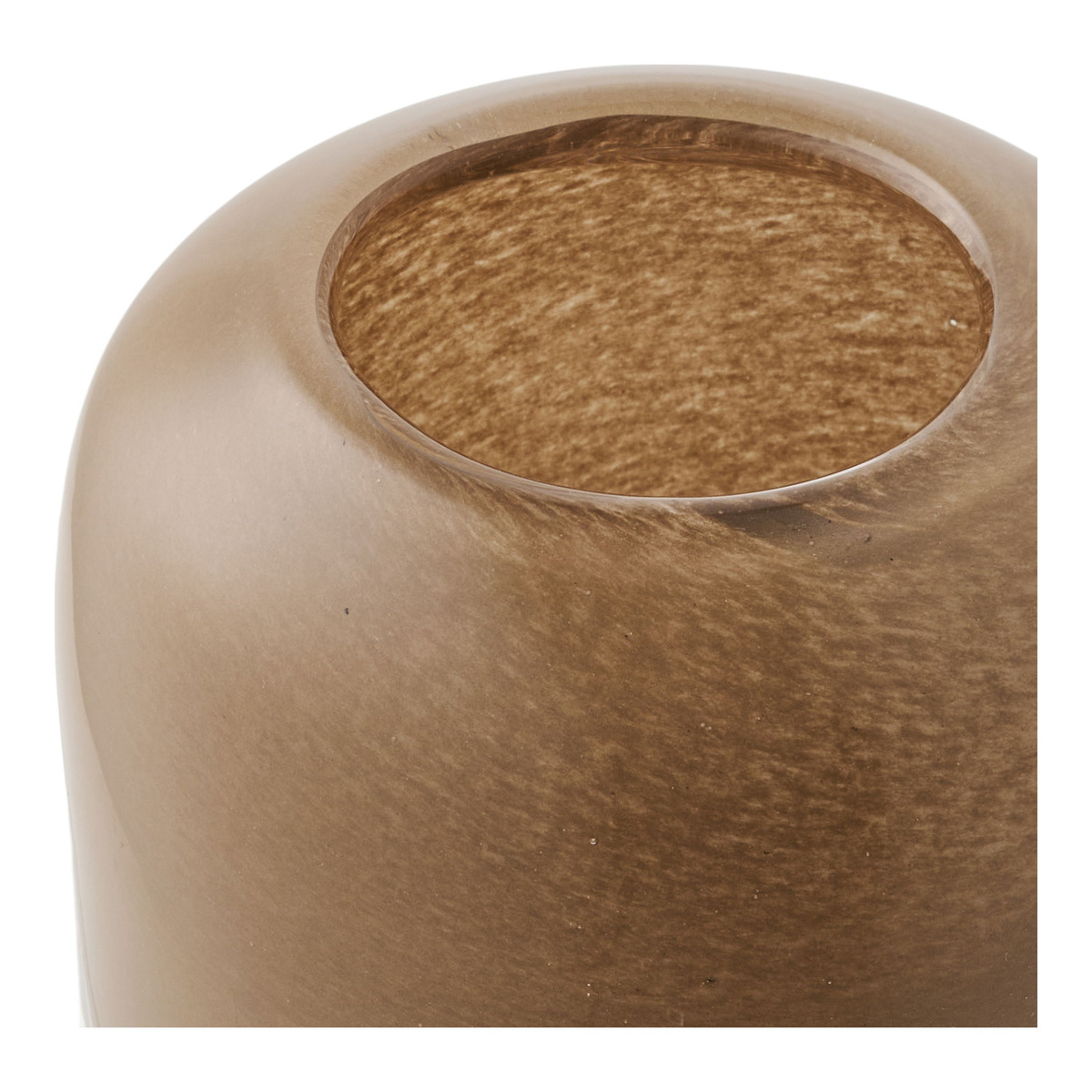 Kendra Home - Portacandela HN23, Marrone, 8x8x7,5 cm