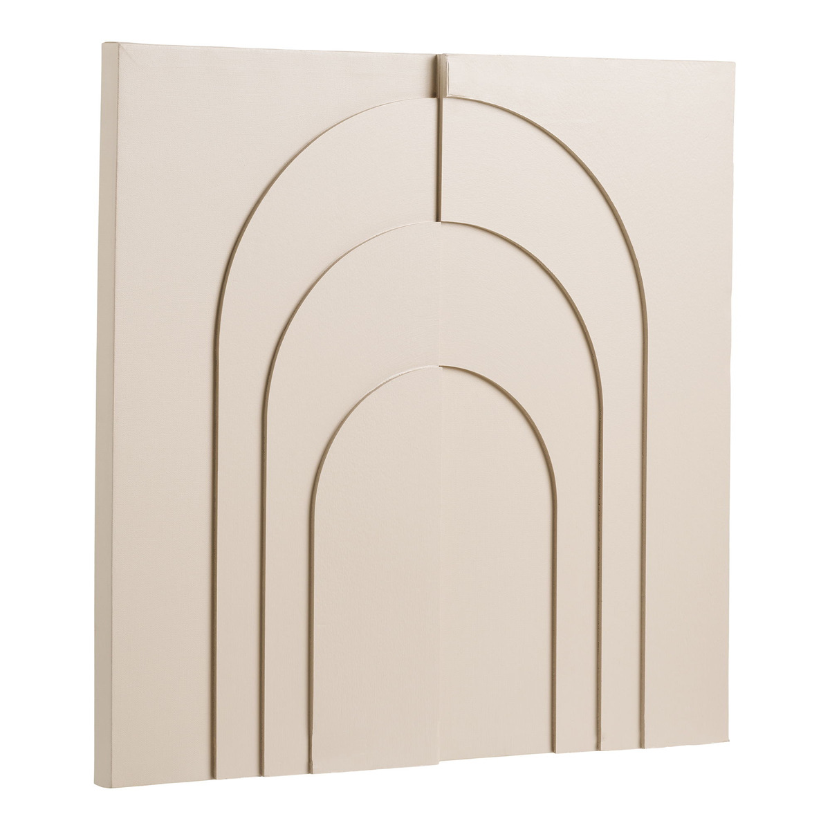 Kendra Home - Pannello Decorativo Ina, Beige, 5x60x60 cm