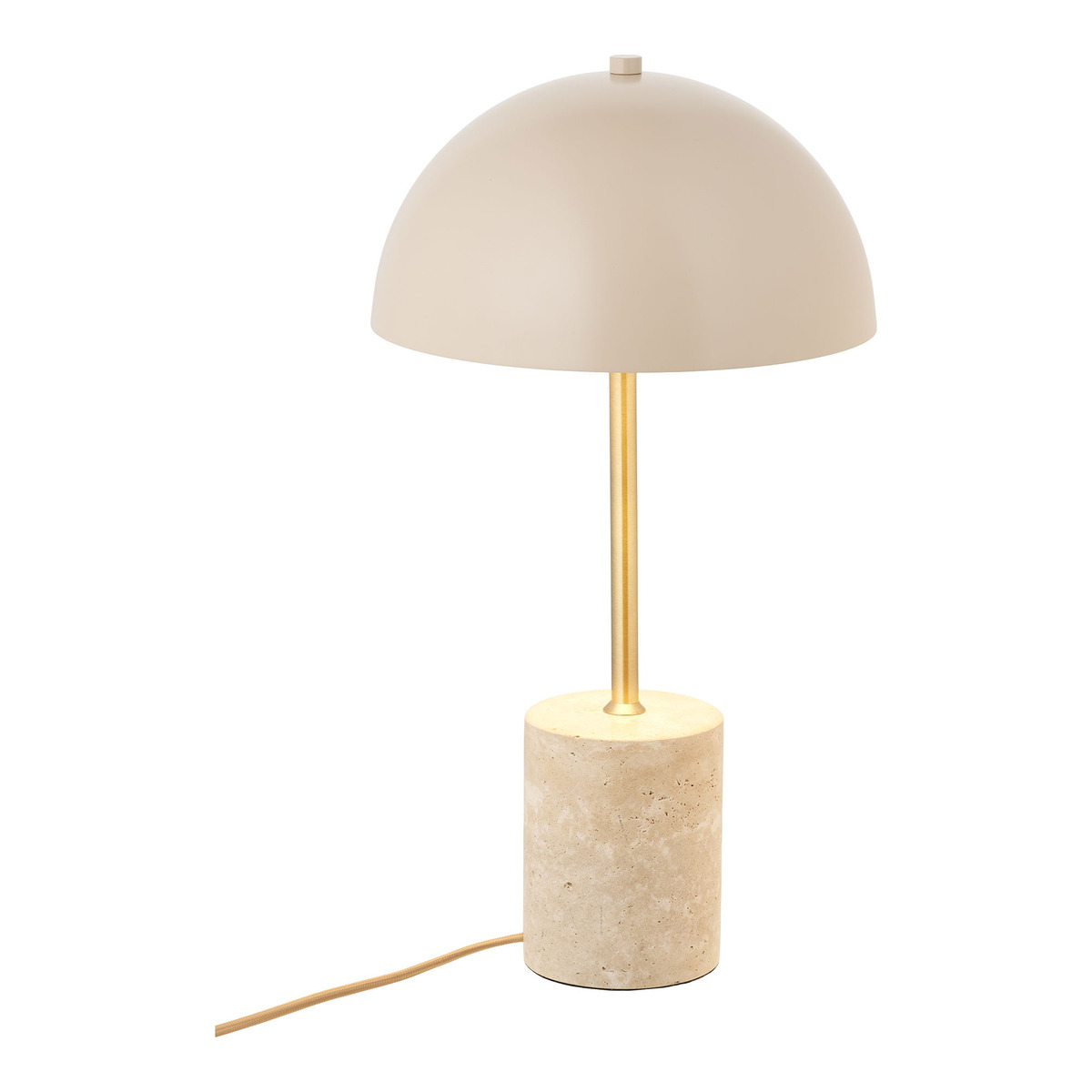 Kendra Home - Table Lamp Sheffield, Beige, 25x25x45 cm