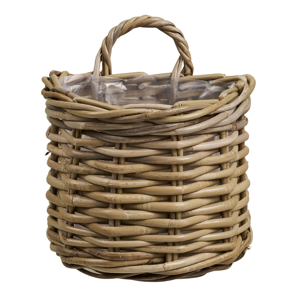 Kendra Home - Cesto Portaoggetti Keli, Marrone, 23x37x27 cm