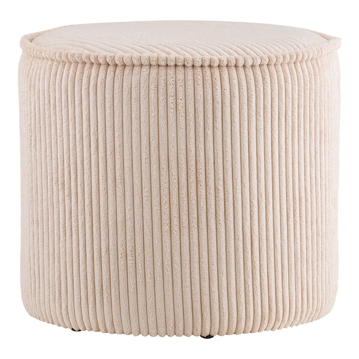 Kendra Home - Pouf Taupo, Beige, 40x40x35 cm