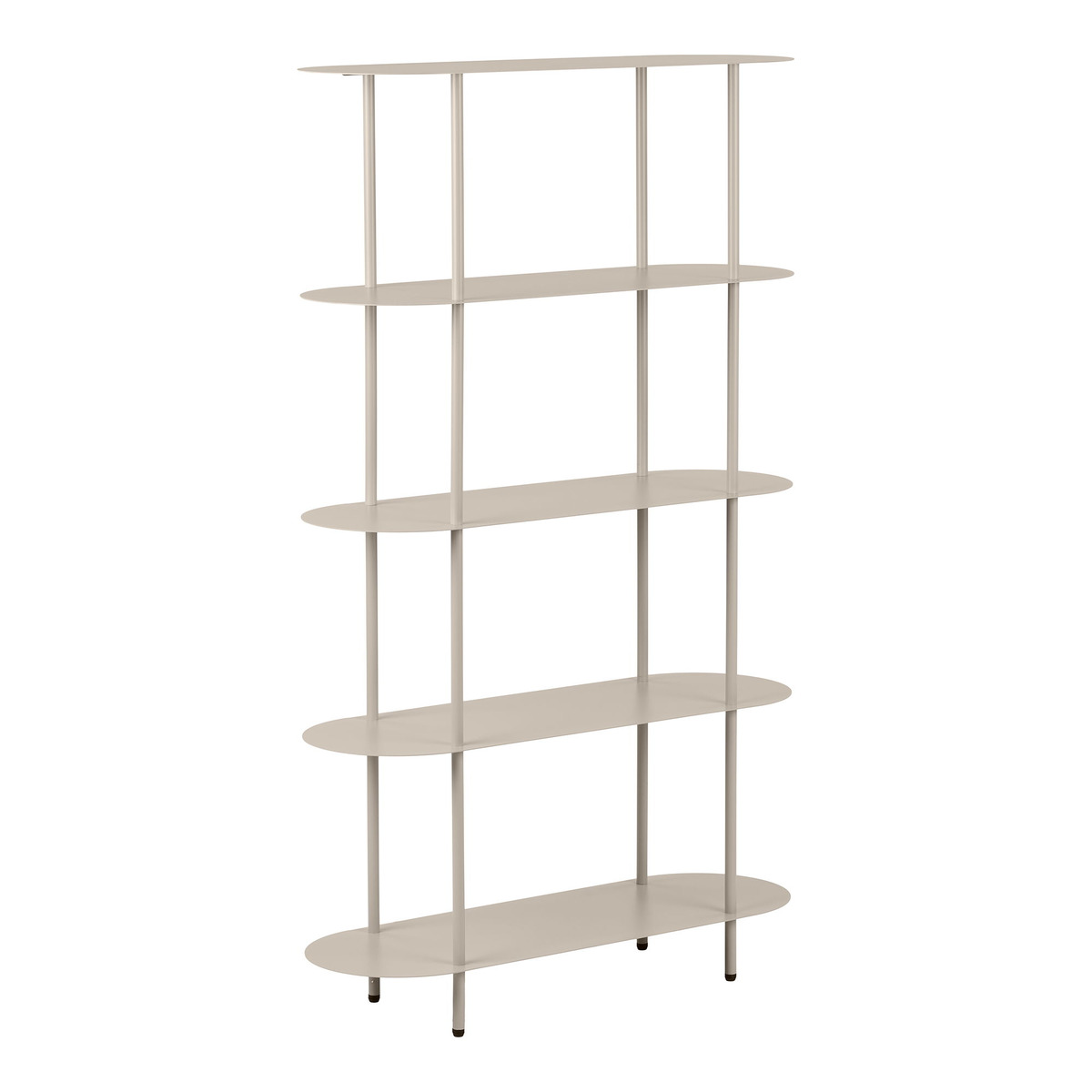 Kendra Home - Libreria Rieti, Beige, 90x31x150 cm