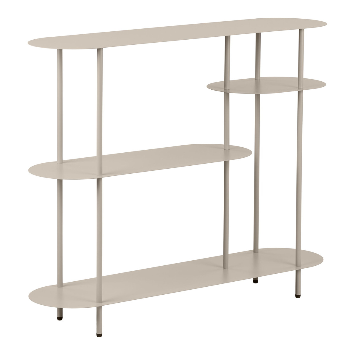 Kendra Home - Libreria Rieti, Beige, 118x31x97 cm