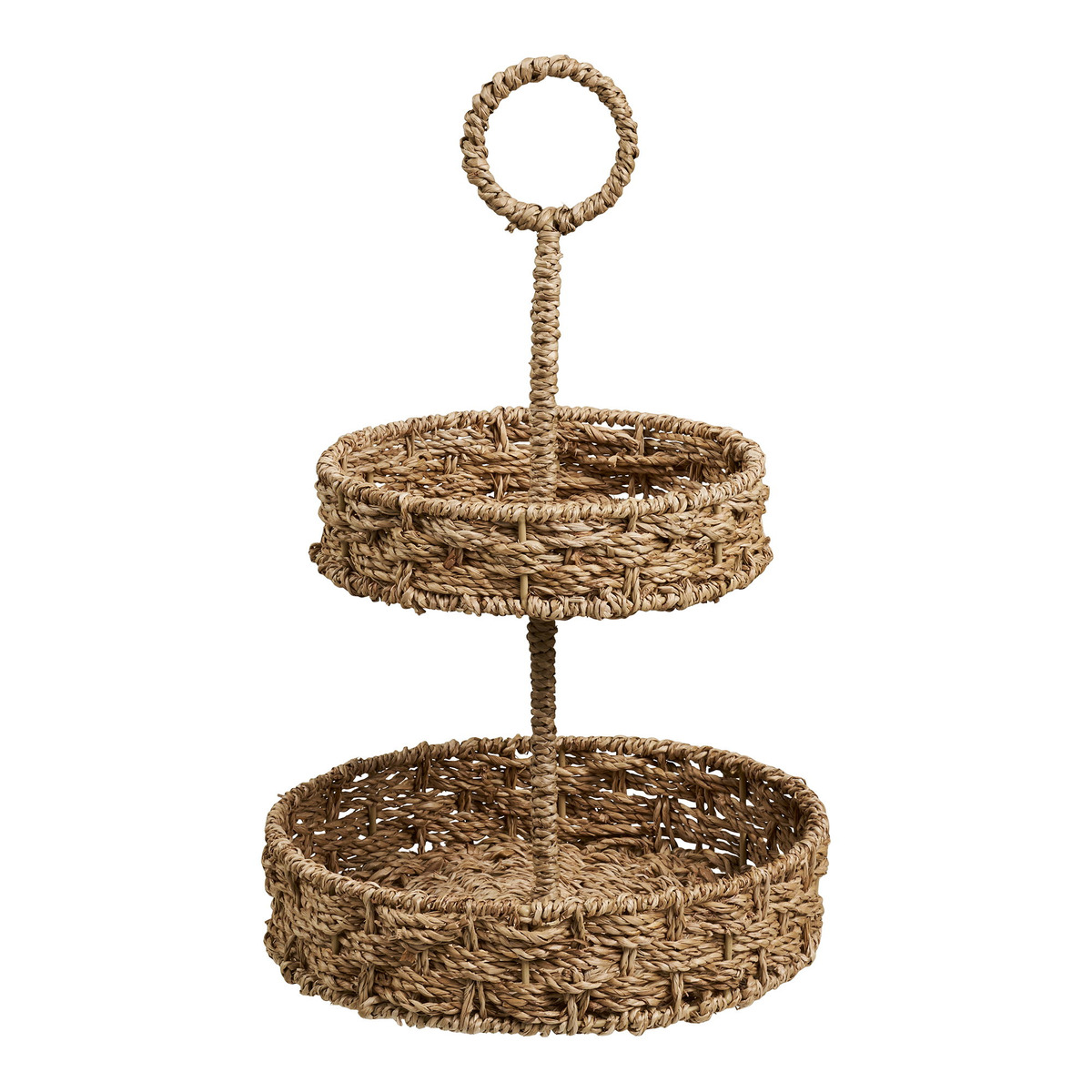 Kendra Home - Tray Rifbjerg, Brown, 25x25x40,5 cm