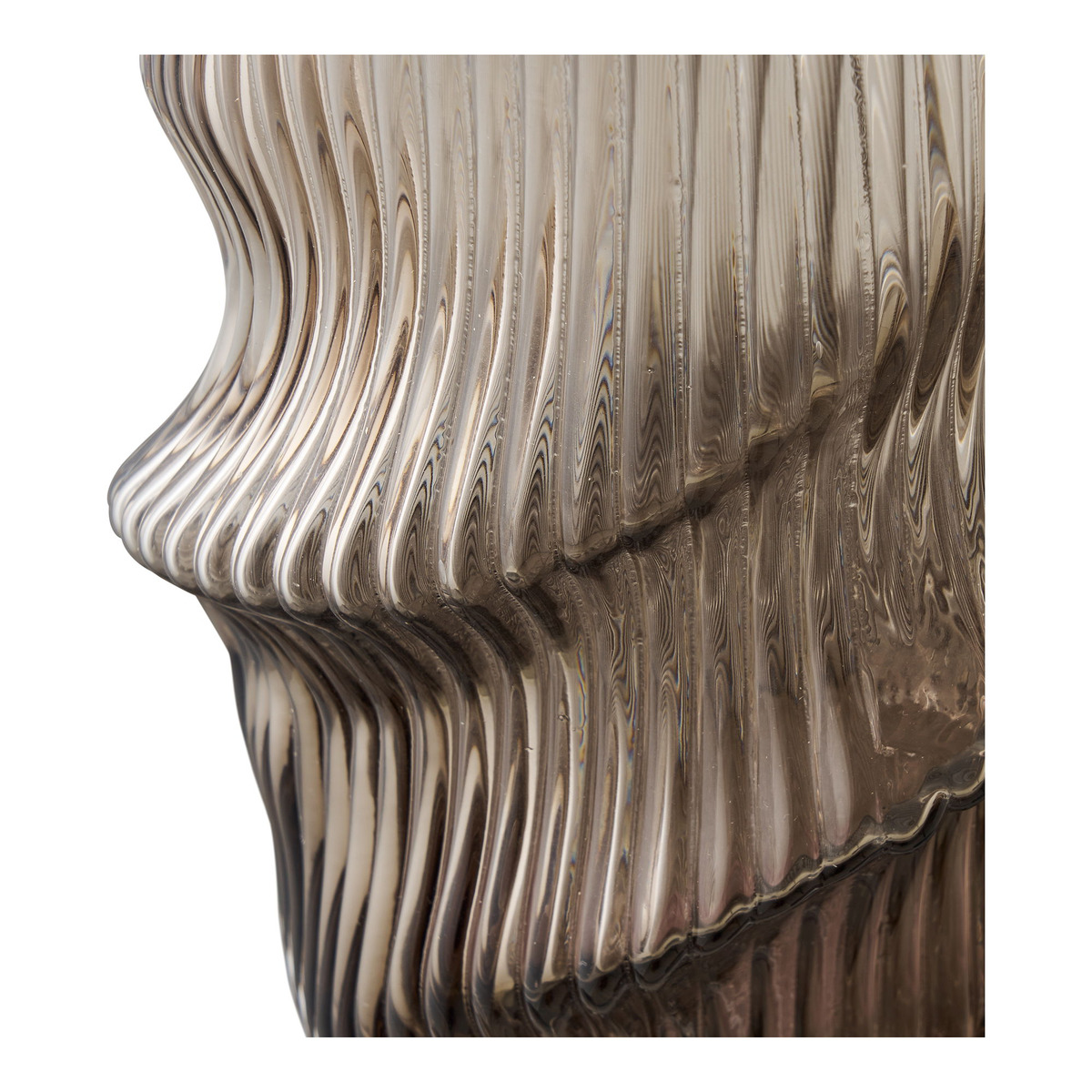 Kendra Home - Vaso Decorativo Billund, Marrone, 17x17x25 cm