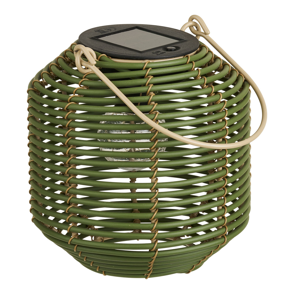 Kendra Home - Lanterna Crewe, Marrone, 15x15x15,5 cm