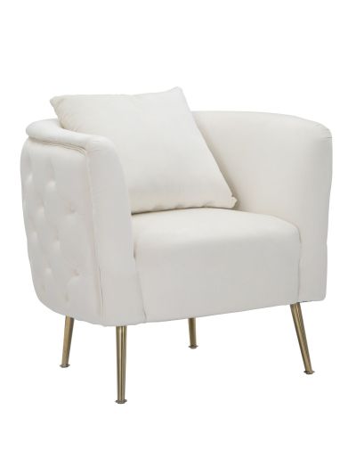 Kendra Home - Poltrona VKH306, Beige, 76x74x71 cm