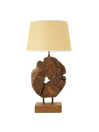 Kendra Home - Lampada da Tavolo VKH119, Marrone, 35x35x69 cm