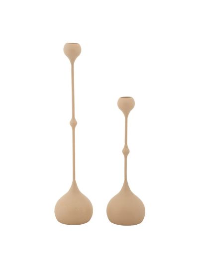 Kendra Home - Portacandela MF940, Oro, 8x8x37 cm