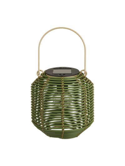 Kendra Home - Lanterna Crewe, Marrone, 15x15x15,5 cm