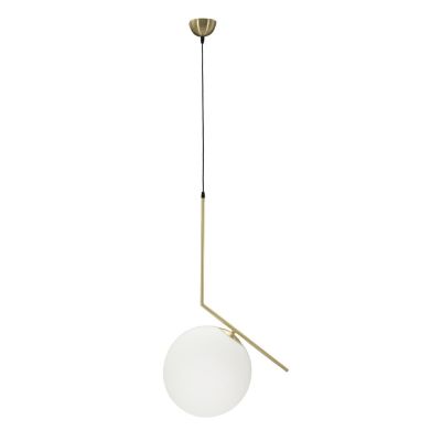 Kendra Home - Lampada a Sospensione VKH84, Bianco, 50x30x100 cm