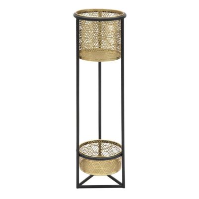 Kendra Home - Vaso per Piante VKH685, Oro, 23x23x80 cm