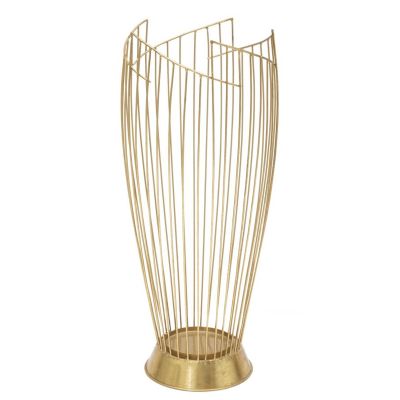 Kendra Home - Porta Ombrelli VKH327, Oro, 28x28x69 cm