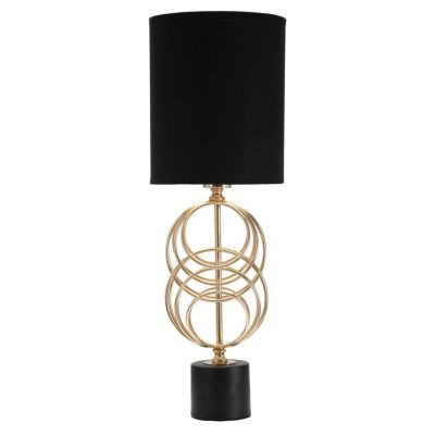 Kendra Home - Lampada da Tavolo VKH135, Nero, 20x20x58,5 cm